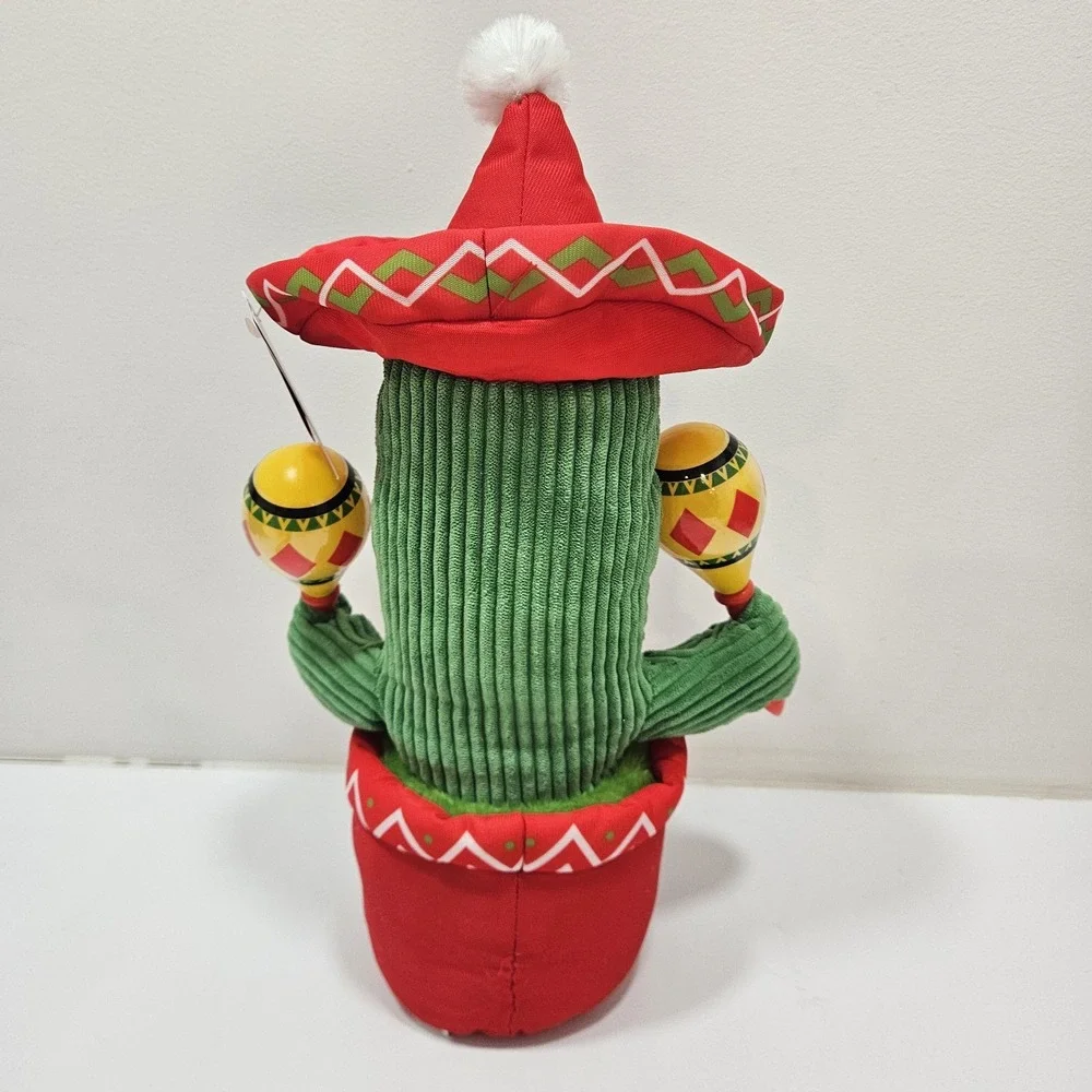 Animated Singing Dancing Christmas Cactus‎ Maracas Playing Feliz Navidad Plush
